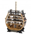 New Cross-Section of HMS Victory. 1:72 Wooden Model Ship Kit thumbnail