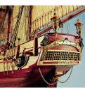 1:48 Frigate HMS Bounty, Wooden Model Ship Kit thumbnail