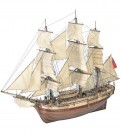 1:48 Frigate HMS Bounty, Wooden Model Ship Kit thumbnail