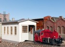 Gauge HO- Article no 72178 Small Locomotive Shed Building Kit thumbnail