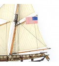 1:60. American Schooner Harvey Wooden Model Ship Kit thumbnail