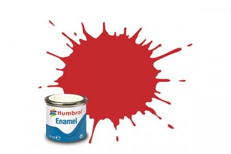 Paint enamel matt 14 ml insignia red