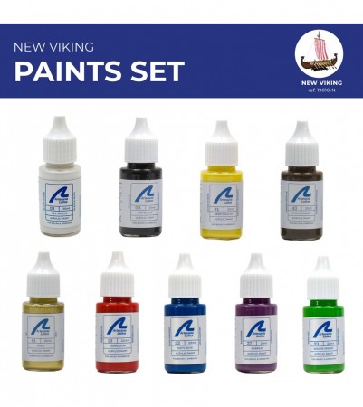 Paints Set for Ship Model: Viking