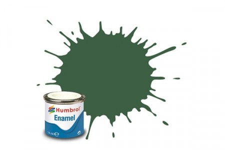 Paint enamel matt 14 ml us light green