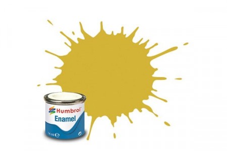 Paint enamel matt 14 ml pale yellow