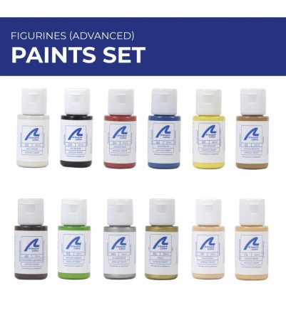 ADVANCED FIGURINES PAINTS SET (12 x 20 ml)