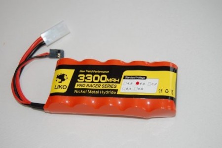 BATTERY PACK 3300mAh – 6.0V NiMh – TAMIYA AND JR