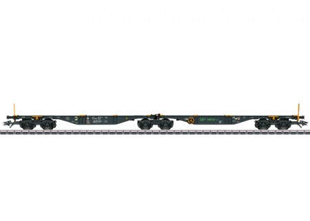 Gauge H0 - Article No. 47813 Type Sggrss 80 Double Container Transport Car