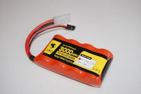 BATTERY PACK 3000mAh – 4.8V NiMh – TAMIYA AND JR