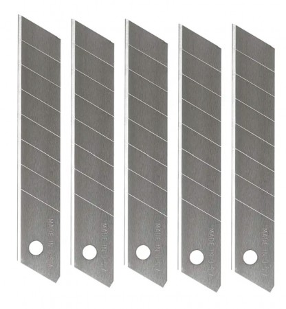 EX20007 5-pack of 18 mm replacement blades for craft knife