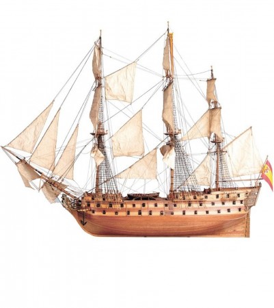 1:90 Vessel in Line San Juan Nepomuceno, Wooden Model Ship Kit