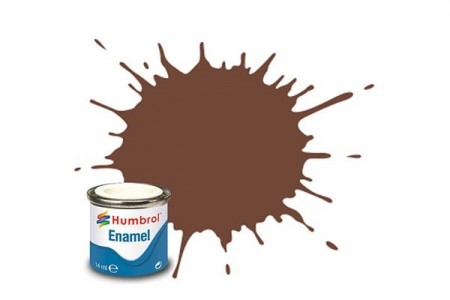 Paint enamel matt 14 ml chocolate