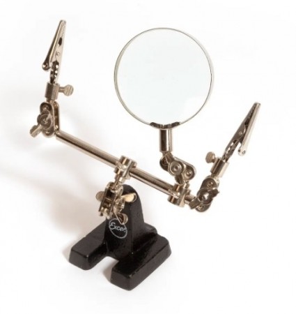 EX55675 Precision stand with magnifier and articulated clamps