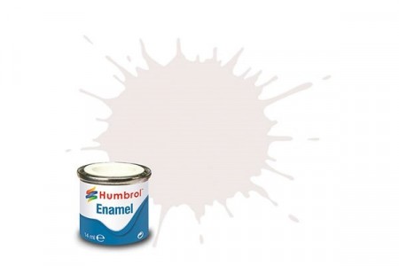 Paint enamel satin 14 ml satin white