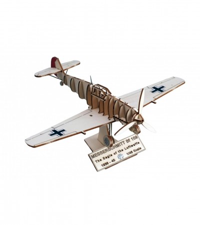 Wooden Model Fighter: Messerschmitt BF 109 1/48