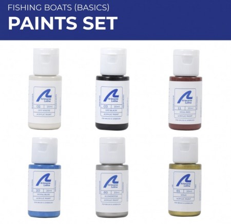 BASIC FISHING BOATS PAINTS SET (6 x 20 ml)